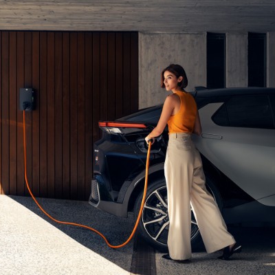 Zrzut ekranu Toyota HomeCharge